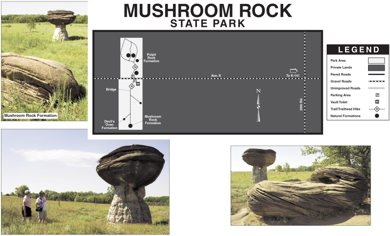 Mushroom Rock State Park Map