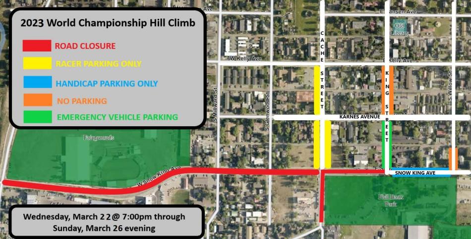 Snow King Hill Climb Parking Restrictions & Closures
