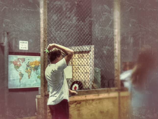 Old School Arcade Axe Throwing