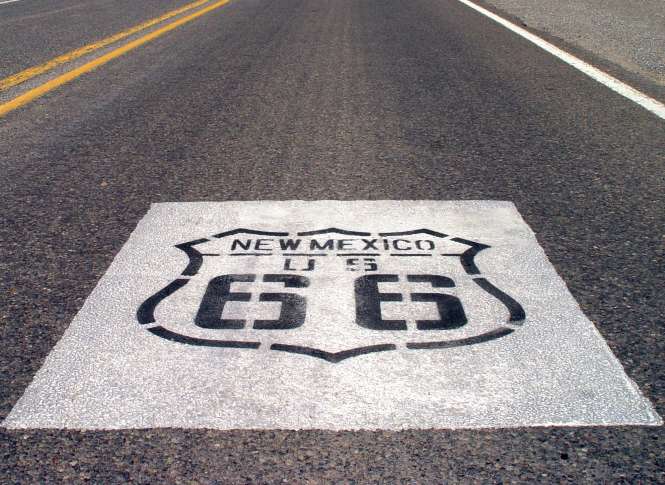 Originally commissioned in 1926, Route 66 stretches its concrete arms across eight states.