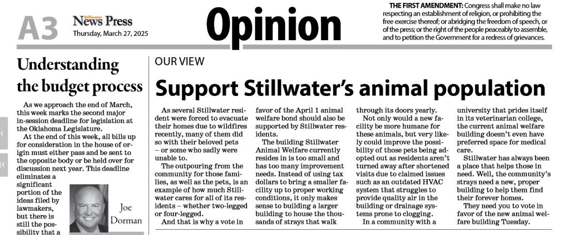 Animal Welfare Opinion