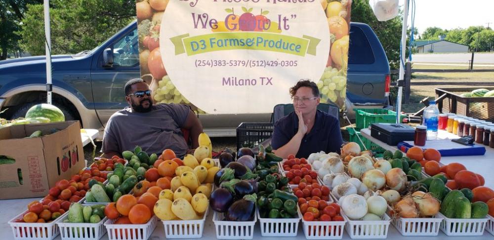 Fresh produce at the Farmers Market