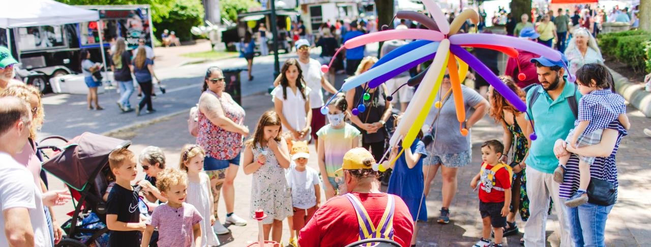 Festival Crowd Header