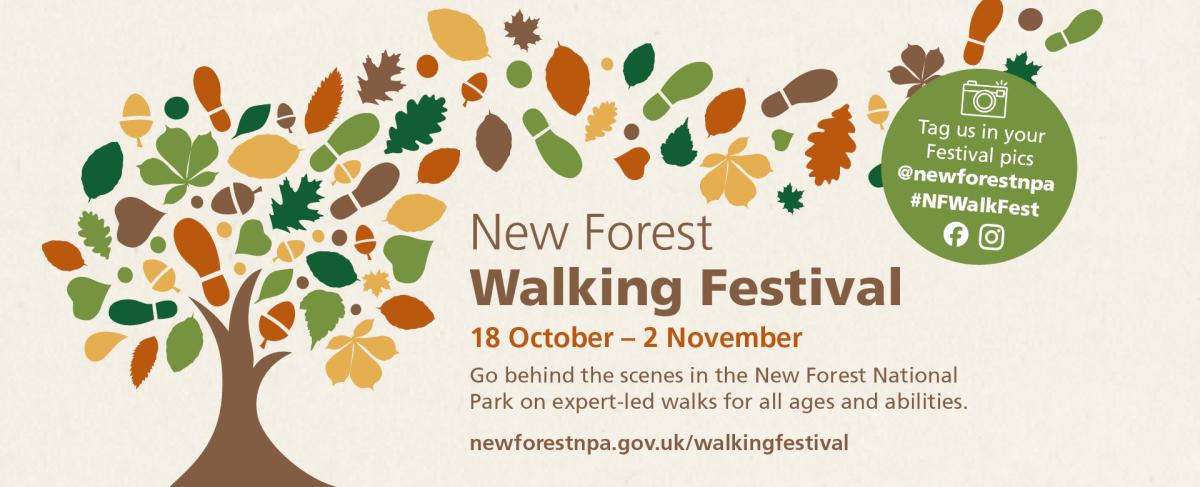 New Forest Walking Festival Banner 2025