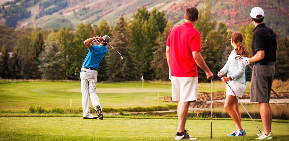 Golfing