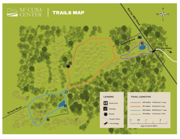 Mt. Cuba Trail Map