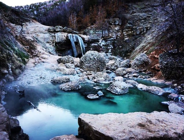 Fifth Water Hot Springs Winter