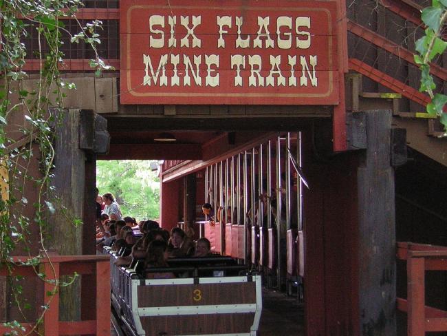 Six Flags Now Mine Train
