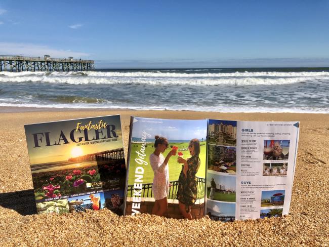 Flagler visitor guide on the beach