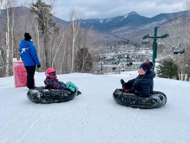 Waiting to Tube at Loon