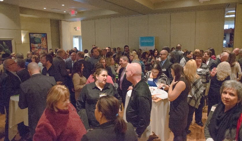 The January 26 gathering at Davio’s Northern Italian Steakhouse, King of Prussia, gathered the largest turnout of any VFTCB membership event, with nearly 200 registrants.
