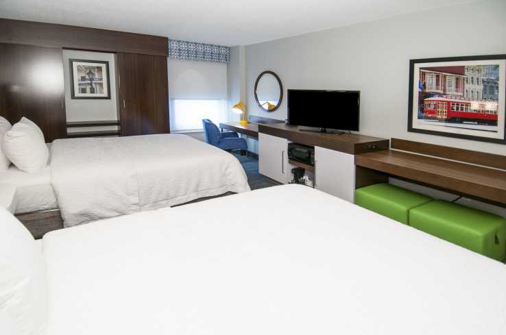 Hampton Inn Metairie - Double beds