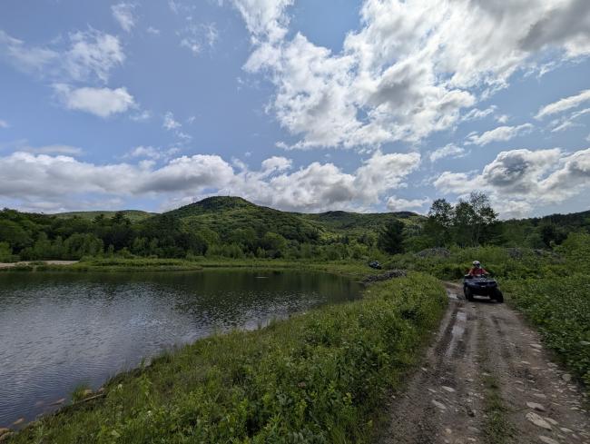 Out Back Kayak ATV Tour - Pond View