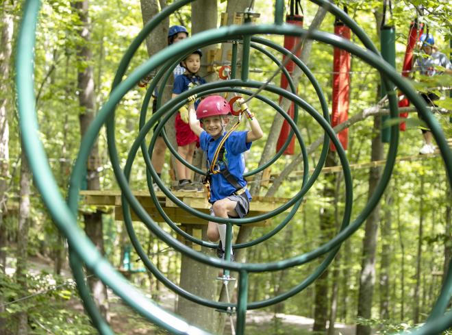 Aerial Obstacle Course - Treetop Quest - Roanoke, VA