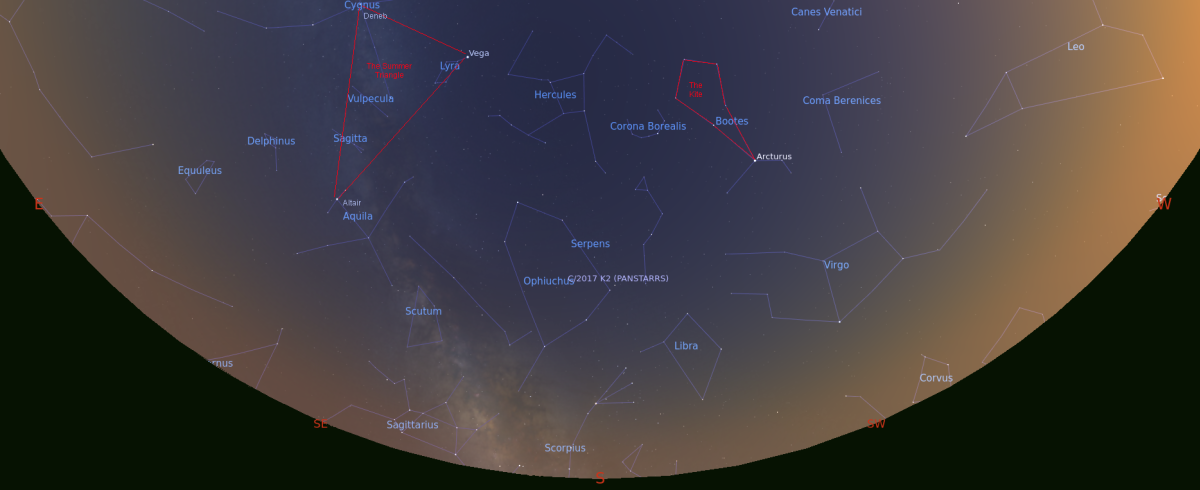Stellarium June South