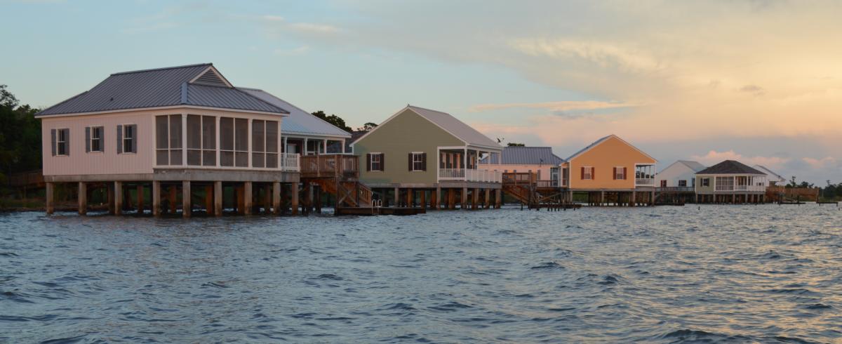 Fontainebleau State Park cabins on Lake Pontchartrain in Mandeville