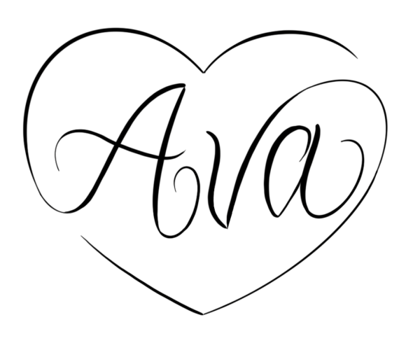 Ava Heart Graphic