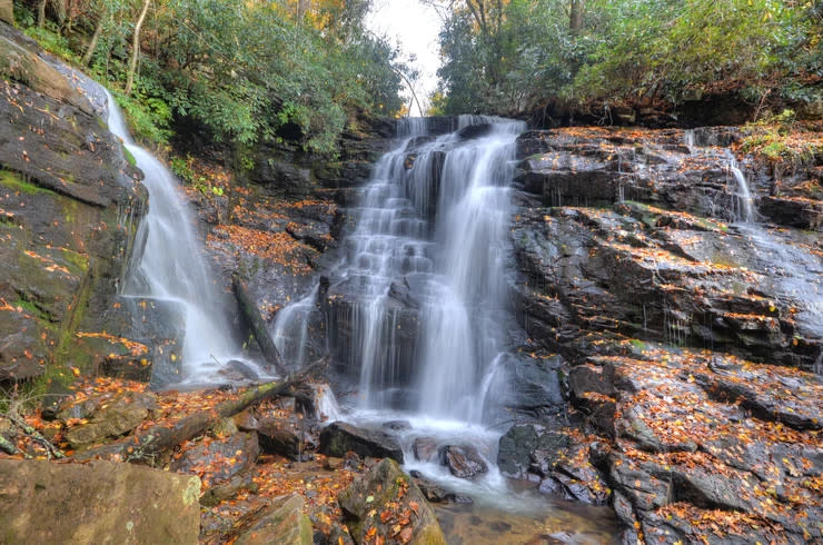 Explore the majestic waterfalls near Bryson City and the Great Smoky ...