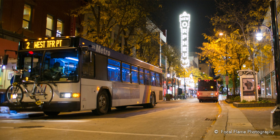 Bus at Night