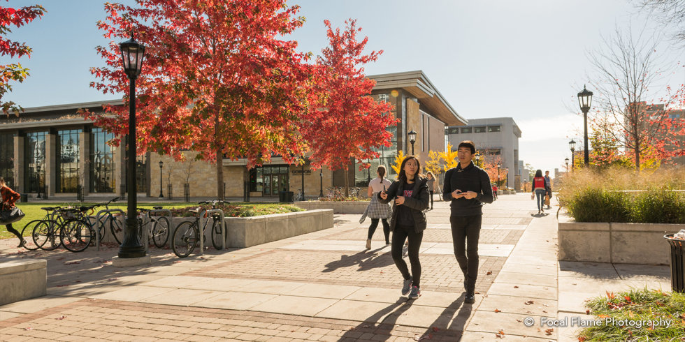Jogging in Fall
