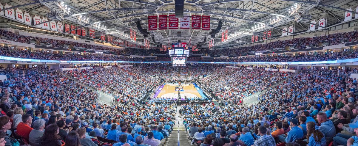 PNC Arena NCAA Basketball Panorama