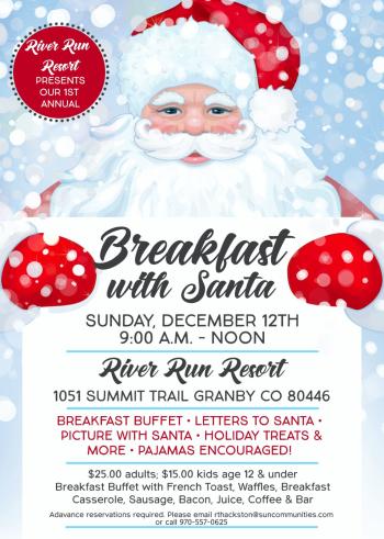 Breakfast With Santa Poster