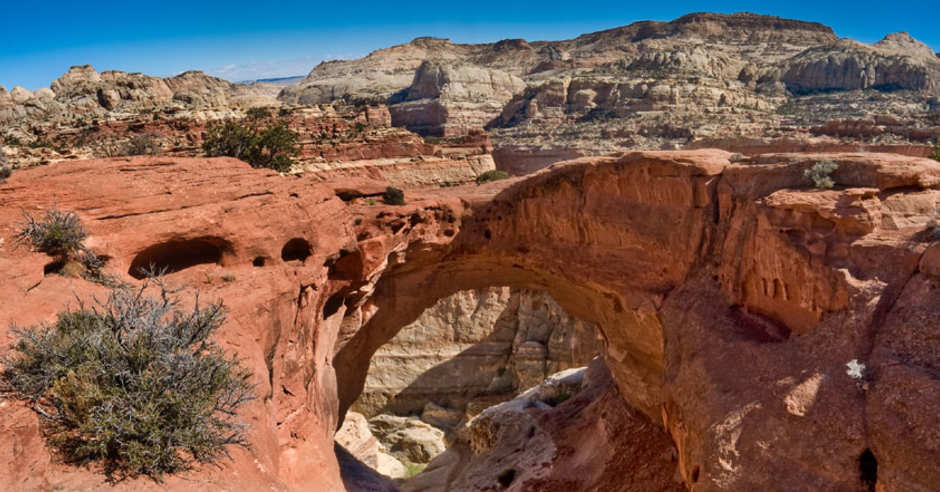 Cassidy Arch at Capitol Reef National Park
