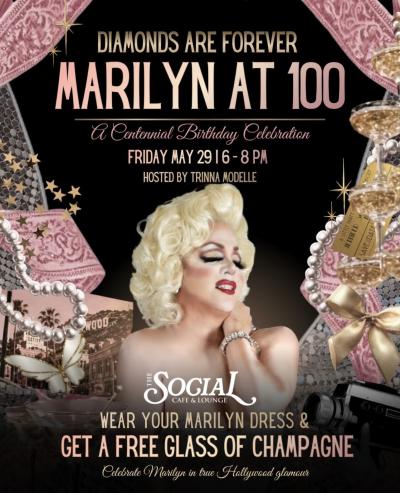 Social Cafe & Lounge Marilyn 100 poster