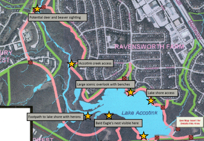 Lake Accotink Park Map