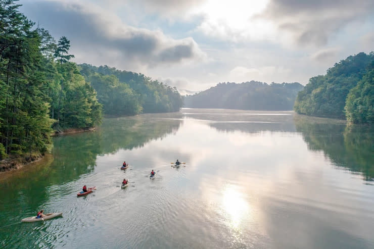 Guided Stand Up Paddle Board Fontana Lake