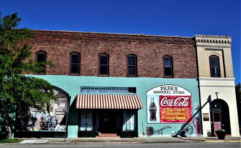 General Store mural in downtown Conway
