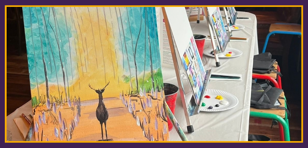The Paint Club paintings