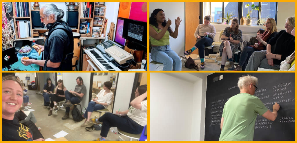 Collage of artists from the We Are Creators project at The Wilson Art Gallery and Museum, Cheltenham.