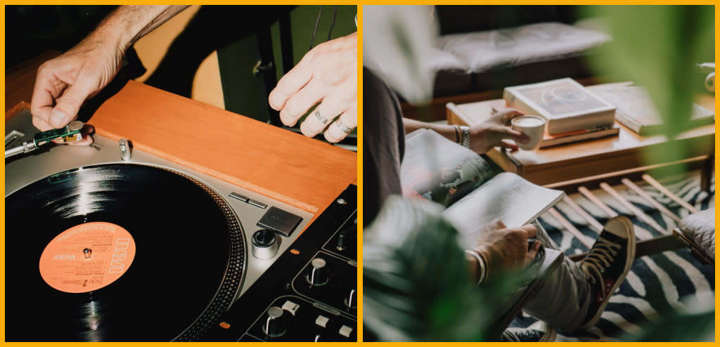 DJ and seating area in Parler Cheltenham.
