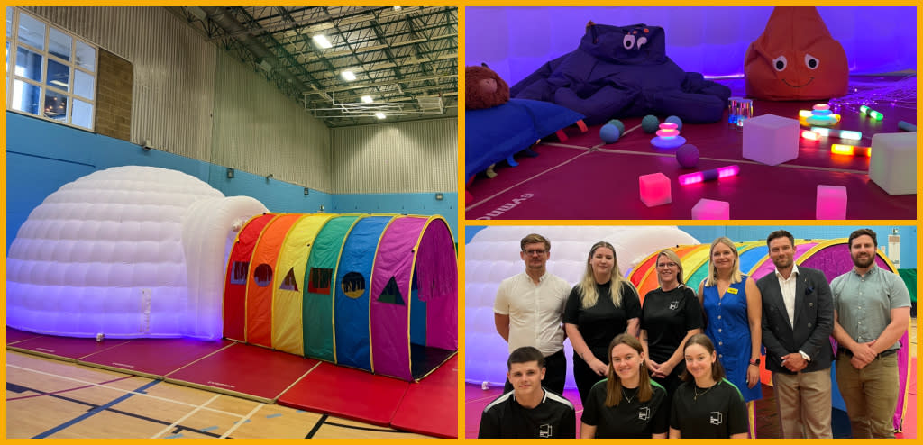 Collage of Leisure At Cheltenham, Cheltenham Trust, Pied Piper Appeal team.