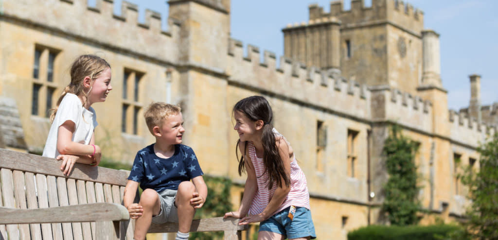 Children at Sudeley Castle & Gardens
