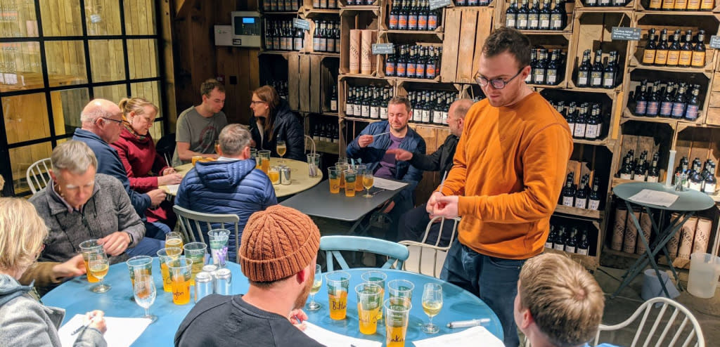 Cider tasting at Dunkertons Cider in Cheltenham