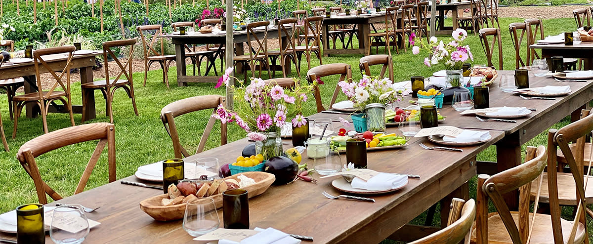 The Table Setting At Chatham Bars Inn Farm