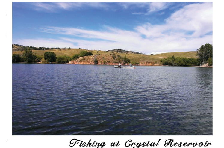 Canoers on Crystal Reservoir