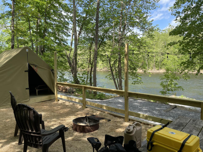 Twin River Outfitters Glamping - Upper James River Water Trail - Botetourt County, VA