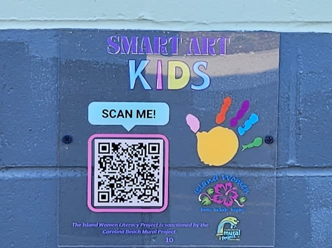 Smart Art Kids QR Code Plaque