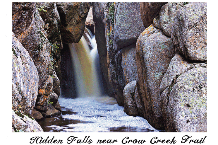 Hidden Falls in Curt Gowdy State Park