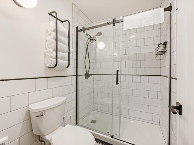 Blue Studio Shower