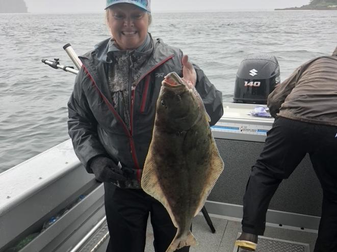 Her first Halibut