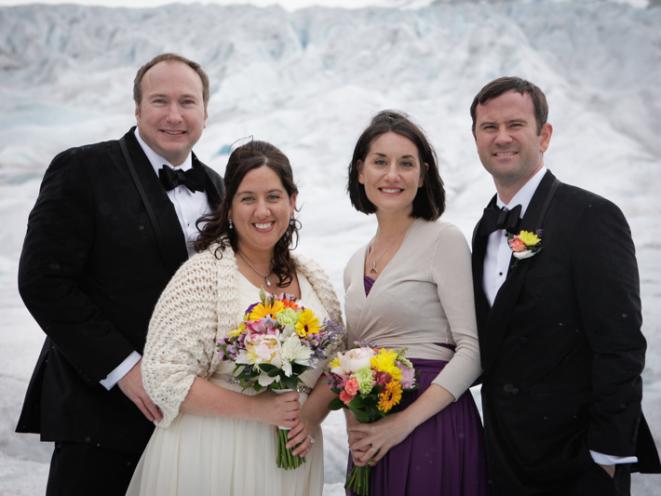 Juneau Glacier wedding