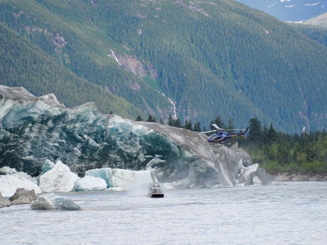 Helicopter Airboat Glacier