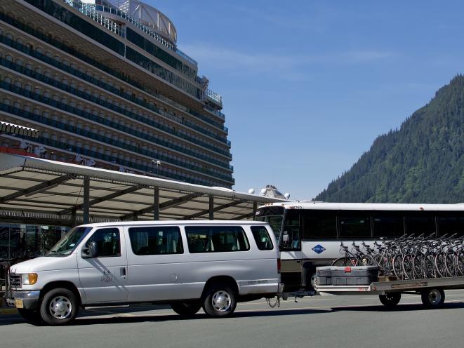 Van Waiting for Guests