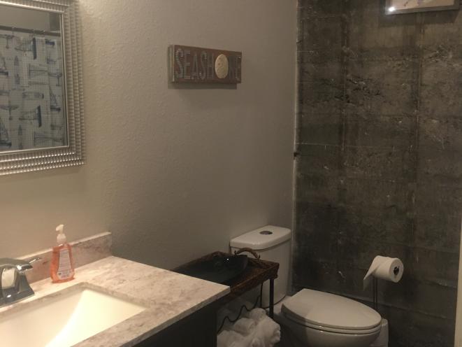 Bathroom in studio apartment 203