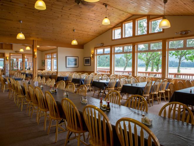 Orca Point Lodge - Inside Seating