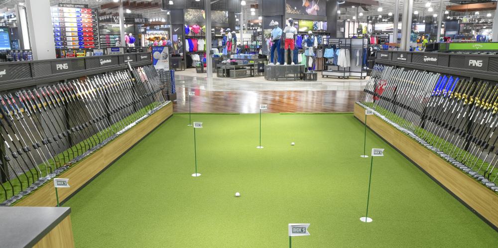 Indoor Golf at Dicks House of Sport in Victor, NY